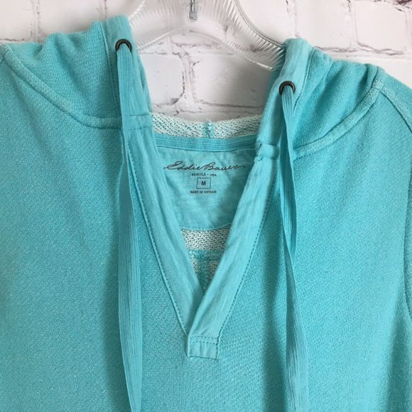 Eddie Bauer Hooded Terrycloth Swimsuit Cover up Dress M Pullover Sleeveless - Picture 4 of 6